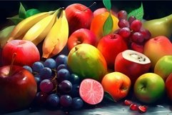 Fresh fruits colorful. Generate Ai Product Image 1