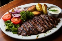 Mouthwatering Fresh donner grilled. Generate Ai Product Image 1