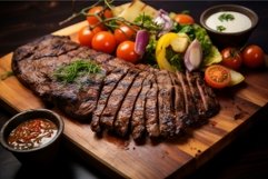 Juicy Fresh donner grilled. Generate Ai Product Image 1