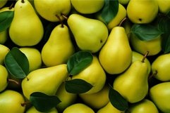 Organic Fresh eco pears. Generate Ai Product Image 1