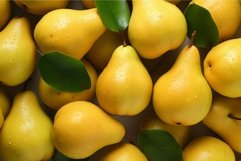 Crisp Fresh eco pears. Generate Ai Product Image 1