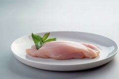 Fresh raw chicken fillet. Generate Ai Product Image 1