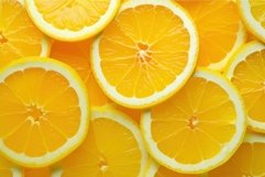 Fresh sliced orange citrus background. Generate ai Product Image 1