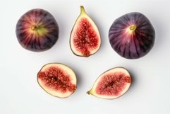 Fresh sliced figs. Generate Ai Product Image 1