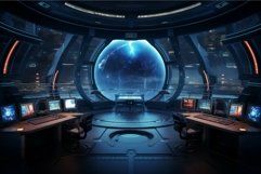 State-of-the-art Futuristic spaceship. Generate Ai Product Image 1