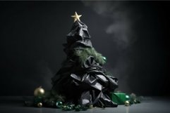 Waste Christmas tree. Generate ai Product Image 1