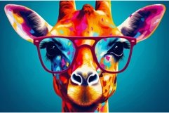 Unique Giraffe glasses. Generate Ai Product Image 1
