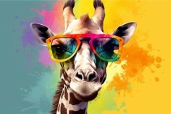 Giraffe glasses. Generate Ai Product Image 1