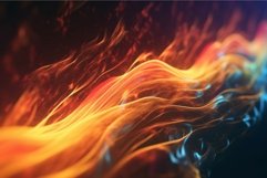 Glowing fire lines. Generate Ai Product Image 1