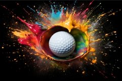 Durable Golf ball. Generate Ai Product Image 1