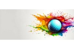 Compact Golf ball. Generate Ai Product Image 1