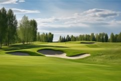 Green field view. Generate AI Product Image 1