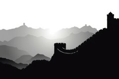 Chine great wall art. Generate Ai Product Image 1