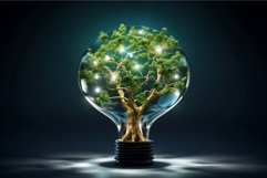 Eco-friendly Green alternative energy. Generate Ai Product Image 1