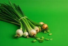 Green onion. Generate Ai Product Image 1