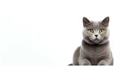 Versatile Grey cat. Generate Ai Product Image 1