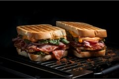 Satisfying Grill maker sandwiches. Generate Ai Product Image 1