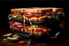 Convenient Grill maker sandwiches. Generate Ai Product Image 1