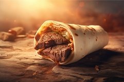 Fresh donner grilled food. Generate Ai Product Image 1