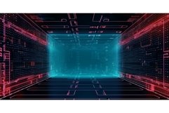 Hacker data background. Generate Ai Product Image 1