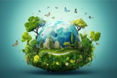 Rejuvenating Happy earth day. Generate Ai Product Image 1