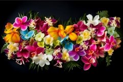 Hawaii garland flowers. Generate Ai Product Image 1