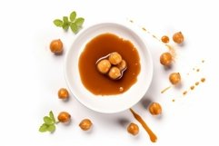 Hazelnuts caramel sauce. Generate AI Product Image 1