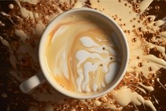 Comforting Hot milk cup. Generate Ai Product Image 1
