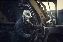 Industrial job worker. Generate Ai Product Image 1