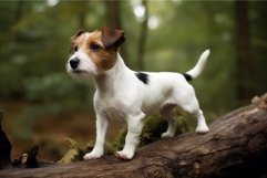 Jack russell forest. Generate Ai Product Image 1