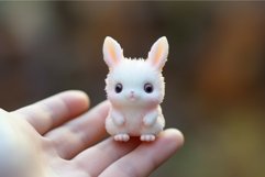 Cute baby rabbit. Generate Ai Product Image 1