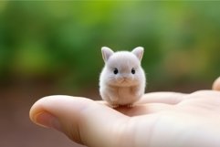 Adorable Cute baby rabbit. Generate Ai Product Image 1