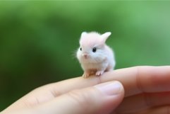 Tiny Cute baby rabbit. Generate Ai Product Image 1