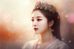 Korean princess closeup. Generate Ai Product Image 1