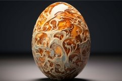 Oval-shaped Large closeup egg. Generate Ai Product Image 1