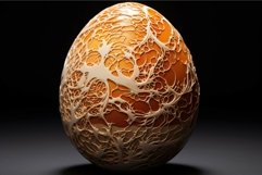 Magnified Large closeup egg. Generate Ai Product Image 1