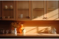 Light wooden cabinet soft local. Generate Ai Product Image 1