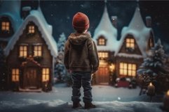 Little boy santa claus house. Generate Ai Product Image 1