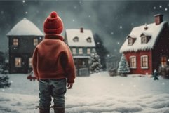 Boy santa claus house. Generate Ai Product Image 1