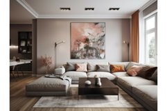 Living room interior. Generate Ai Product Image 1