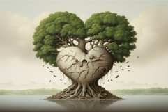 Bountiful Love nature planet light. Generate Ai Product Image 1