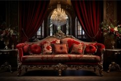 Opulent Luxury room antique. Generate Ai Product Image 1