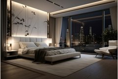 Luxury bedroom. Generate Ai Product Image 1