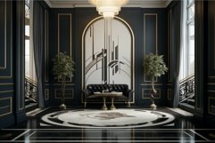 Opulent Luxury entrance art hall. Generate Ai Product Image 1