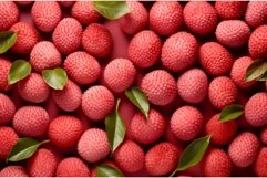 Lychees mockup background. Generate Ai Product Image 1