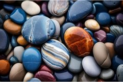 Multihued Macro stones colorful. Generate Ai Product Image 1