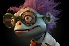 Ugly savant reptilian. Generate AI Product Image 1