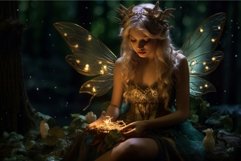 Enchanting Magic fairy forest. Generate Ai Product Image 1