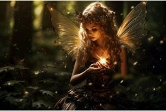 Luminous Magic fairy forest. Generate Ai Product Image 1
