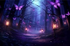 Magical forest butterfly. Generate Ai Product Image 1